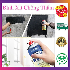 Mua  Freeship+Quà tặng  Bình xịt chống thấm đa năng  chai xịt chống thấm dột hiệu quả dễ sử dụng quà tặng 2 khăn lau đa năng