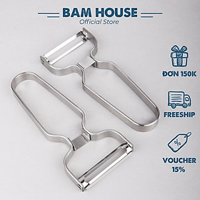 Mua Dao bào inox 430 Bam House tay inox dày cầm chắc tay siêu bền cao cấp BSB02 - Gia dụng bếp