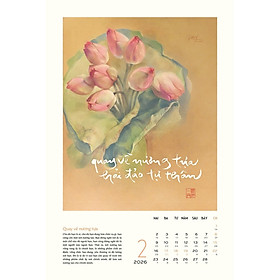 LỊCH ĐỂ BÀN “LÒNG ĐẤT NỞ HOA TRỜI” – Thiền Sư Thích Nhất Hạnh – Thái Hà Books