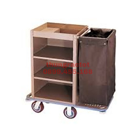 Mua Xe đẩy dọn phòng túi vải 1 bên