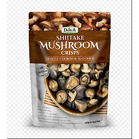 Nấm Shiitake sấy giòn DJ&A - DJ&A Shiitake Mushrooms Crisps