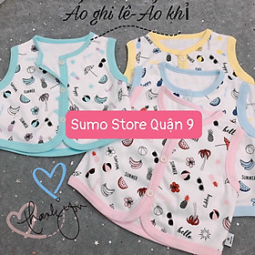 Áo Gile Cotton 2 Lớp Mềm, Mịn Cho Bé Trai, Bé Gái Sơ Sinh