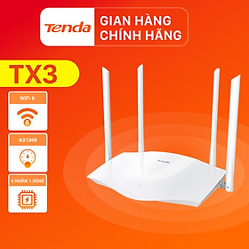 Mua Thiết bị phát Wifi Tenda TX3 Chuẩn Wifi 6 AX1800Mbps - Hàng Chính Hãng