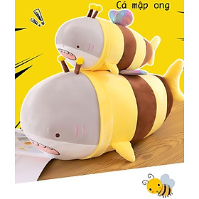 Thú nhồi bông cá mập ong vàng - Size từ 25cm đến 55cm