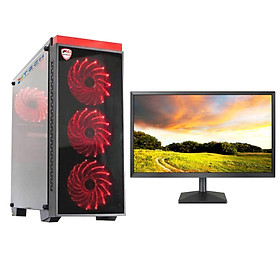 Bộ máy tính để bàn chơi Game VIP đời cao cấu hình khủng giá tốt 4TechGM03 2019 Core i5, Ram 8GB, SSD + HDD, Vga 1050, PC Gaming kèm màn hình 22inch. - Hàng Chính Hãng.
