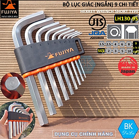 Mua  Sản xuất tại Nhật  Bộ cờ lê lục giác ngắn đầu bằng lục giác 9 chi tiết FUJIYA LH130-9S made in Japan