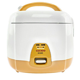 Nồi cơm điện Cuckoo CR-0331 0.5L (Vàng nhạt) - Hàng chính hãng