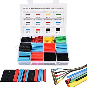 Mua Hộp 560 dây ống co nhiệt cách điện chất liệu polyolefin chống cháy tốt  chuyên dụng đấu nối điện mối nối điện an toàn