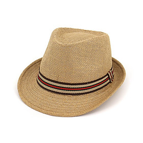 Mũ Phớt Fedora Nam Nữ Đi Biển Thoáng Khí MC03 - Nón Phớt Phong Cách Vintage Chất Cói