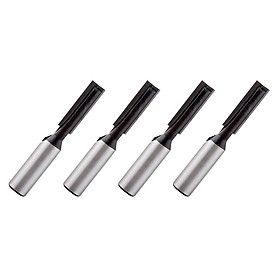 4X CARBIDE STRAIGHT DADO ROUTER BIT WOODWORKING MILLING CUTTER 8MM SHANK NEW