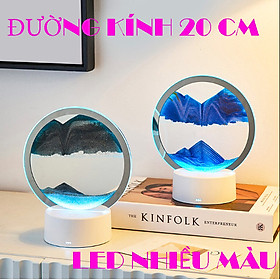 Mua Đồng hồ cát  tranh cát chảy 3D  Đèn tranh cát chảy đổi nhiều màu sắc độc đáo  khắc chữ   in nội dung quà tặng theo yêu cầu