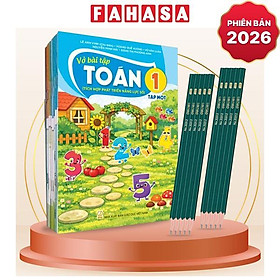 Sách Giáo Khoa Bộ Lớp 1 - Tích Hợp Phát Triển Năng Lực Số - Sách Bài Tập (Bộ 11 Cuốn) (Phiên Bản 2026) - Kèm 10 Bút Chì