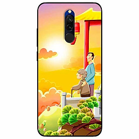Ốp lưng dành cho Xiaomi Redmi 8 mẫu Tình Cha Mẹ Con