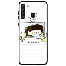 Ốp lưng dành cho Samsung A21 - A21s - A31 mẫu Ảnh Cặp Đôi Chụp Ảnh