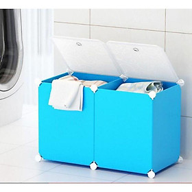 Mua Tủ Ghép 2 Ô Để Đồ Tiện Dụng ( inbox để chọn màu)