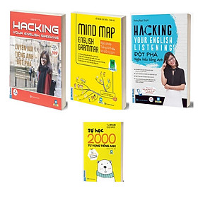 [Download Sách] Combo Hacking your English speaking - Hacking your english listening - Mind map English Grammar - Tự học 2000 từ vựng tiếng Anh theo chủ đề