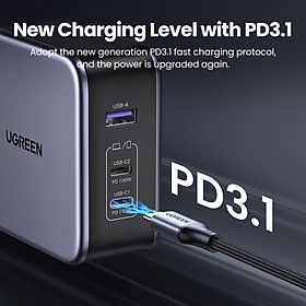 Mua Ugreen Bộ Sạc Nhanh USB 65W  100W 140W Cho Macbook  điện thoại 13 12 11 hàng chính hãng