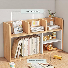 Mua Kệ Sách Để Bàn Bàn Làm Việc Chất Liệu Gỗ Mdf Nhập Khẩu Phủ Melamin Chống Xước Chống Nước Giúp Căn Phòng Gọn Gàng