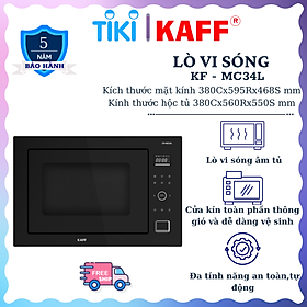 Lò vi sóng âm tủ KAFF KF-MC34L - Hàng chính hãng