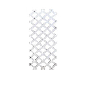 Giàn hoa hồng leo Gỗ Caro GREENHOME Màu trắng C180cm-Gỗ tràm bông vàng-Lắp đặt tiên lợi ,vận chuyển dễ dàng