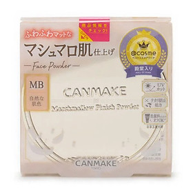 Phấn Phủ Siêu Mịn – Canmake Marshmallow Finish Powder - [MB] Matte Beige Ochre - Màu be vàng đất. Màu vàng đất sẽ dễ dàng hài hòa với màu da của nàng.