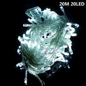 20M 200LEDs Waterproof String Light Beautiful Starry Night Light for Christmas Tree Wedding Home Decor Chinese Flat Plug 220V