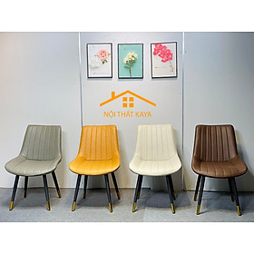 Mua Ghế Angel Nhập Khẩu Bọc Da Microfiber Cao Cấp - Khung và chân ghế bằng Thép Carbon sơn tĩnh điện chống rỉ sét KY-GH11S1
