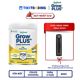 Sữa bột Nutifood GrowPLUS+ Sữa Non Immunel trên 2 tuổi Lon 800g