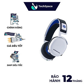 Mua Tai nghe không dây SteelSeries Arctis 7P+ cho PS5 (White) - Hàng Chính Hãng