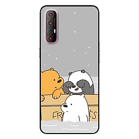 Ốp lưng dành cho Oppo Reno 3 Pro mẫu 3 Chú Gấu 1