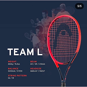 VỢT TENNIS HEAD RADICAL TEAM L 2023 (260GR)- 235133