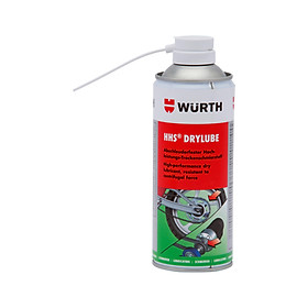 Mỡ bò xịt khô Wurth HHS Drylube 400ml 08931066 Adhesive Lubricant HHS