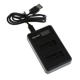 Dual USB Battery Dock Charger LCD Display  Cable for    6/5