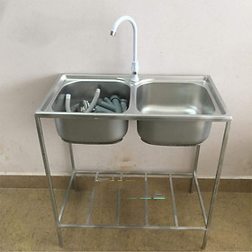 Mua Chậu Rửa Bát có chân inox 7843KV
