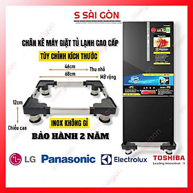Mua Chân đế máy giặt  kệ máy giặt và tủ lạnh  kệ tủ lạnh máy giặt trụ Inox cao cấp
