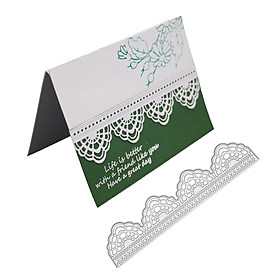 Lace Decorative Border Carbon Steel Cutting Dies Knife Mold Stencils DIY Scrapbooking Die Cuts Decor Crafts Embossing Templates 2018 New