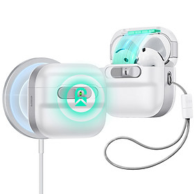 Ốp Case Bao Dành Cho Airpods 4, ESR Pulse FlickLock Case (HaloLock) có Khoá Thông Minh, Sạc từ tính, kèm dây đeo_ Hàng Chính Hãng