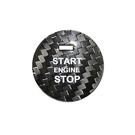 For Mazda CX-8 CX-5 CX-4 CX-3 MX-5 Axela Car Decorative Sticker Carbon Fiber One-click Start Button Sticker