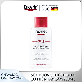 Sữa dưỡng thể cho da nhạy cảm Eucerin pH5 Lotion 250ml