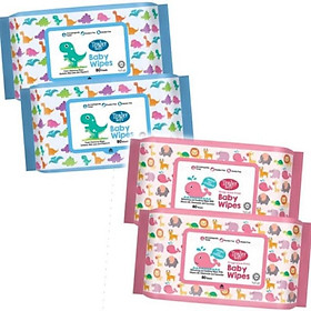Mua Khăn Ướt Trẻ Em Tender Soft 80 tờ (màu xanh dương & hồng). Hàng DKSH Việt Nam.