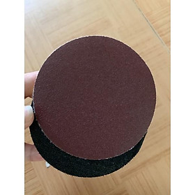 Mua giấy ráp chà nhám  giáp có lông dính cho bát quay chà nhám. cáp 40-320 - Nâu