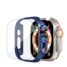 Case Ốp PC Kai Kèm Dán Màn Hình Cường Lực Dành Cho Apple Watch Ultra 49mm_ Hàng Chính Hãng