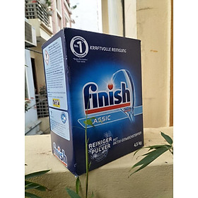 NHẬP KHẨU chính hãng Bột rửa bát Finish 4.5kg + Tặng viên Finish dùng thử