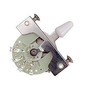 Pickup Selector Switch w/ White Knob for  Electric Guitar