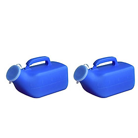 2 Pcs Portable Urinal Toilet  Aid Bottle for Elderly Men Travel Outdoor