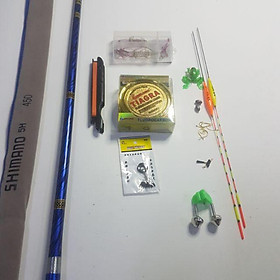 Combo bộ cần shimano 5h kèm phụ kiện
