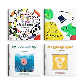 BỘ SÁCH COMBO 4 CUỐN DÀNH CHO BÉ TỪ 0 - 6 TUỔI – EHON ĐIỀU DIỆU KỲ CỦA MÀU SẮC