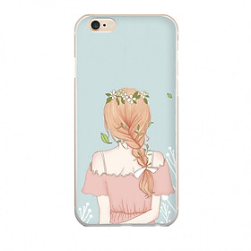 Ốp lưng cho iPhone 6 Plus PHÍA SAU MỘT CÔ GÁI_1 in theo chất liệu