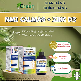 TPBVSK COMBO 2 hộp Syrup NMI CalMag + ZincD3 - Hỗ trợ giúp xương, răng