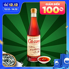 Nước mắm Phú Quốc Cá Cơm đặc biệt 30 độ đạm 500ml - Chai thủy tinh